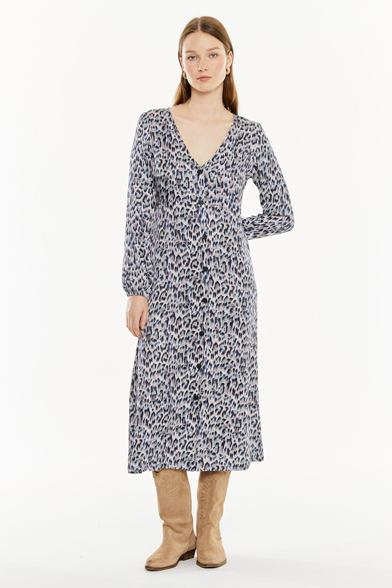 Systemaction Vestido animal print
