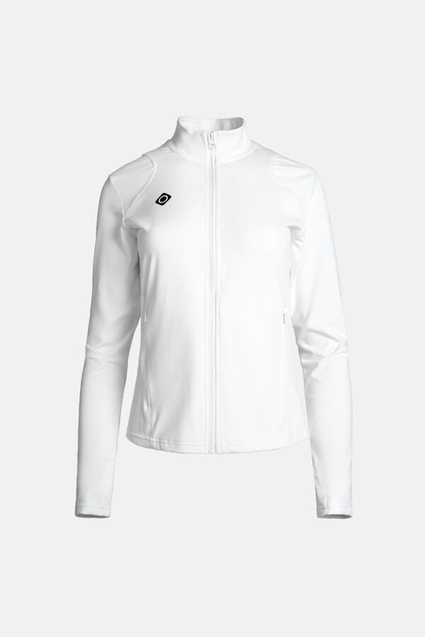 Izas Chaqueta ligera con cremallera blanco