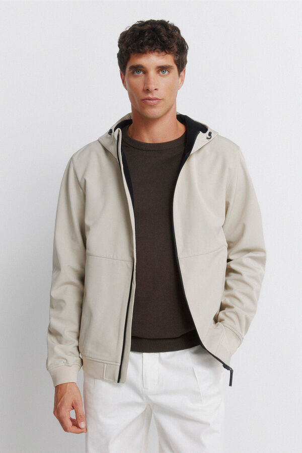 Springfield Chaqueta softshell capucha nude