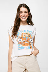 Springfield T-shirt "Every day earth day" camel
