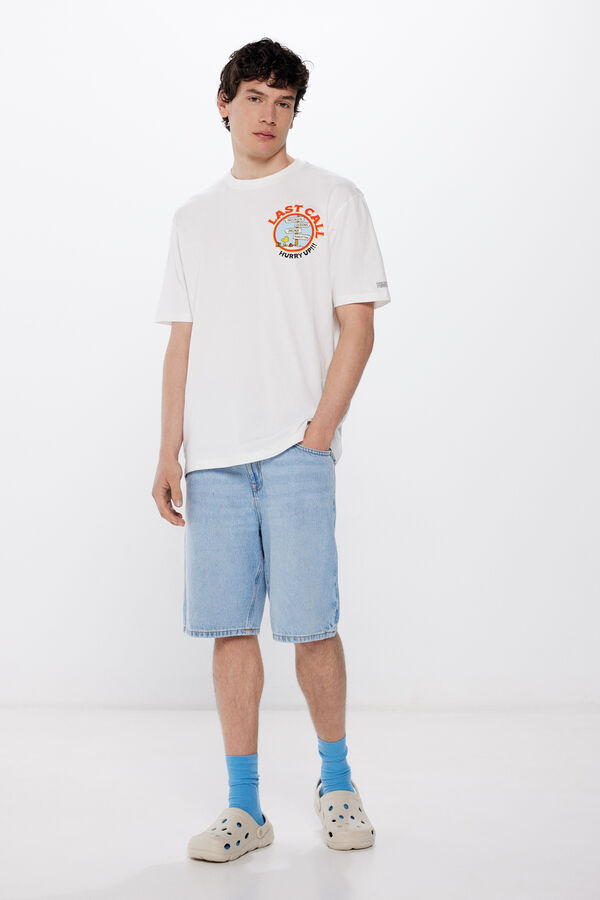 Springfield Camiseta Snoopy Summer Tree marfil