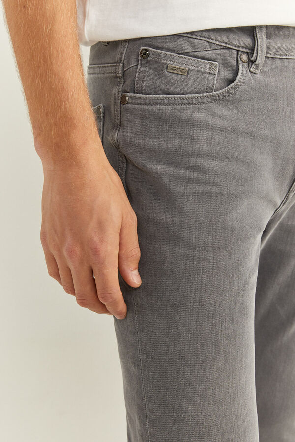 Springfield Jeans cinzentos skinny be-stretch lavagem média cinza