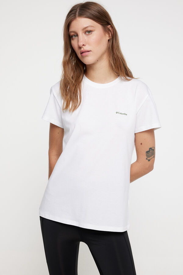 Columbia Camiseta estampada Columbia Sun Trek&trade; para mujer blanco