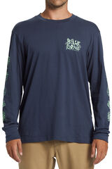 Billabong Camiseta de manga larga para Hombre azul
