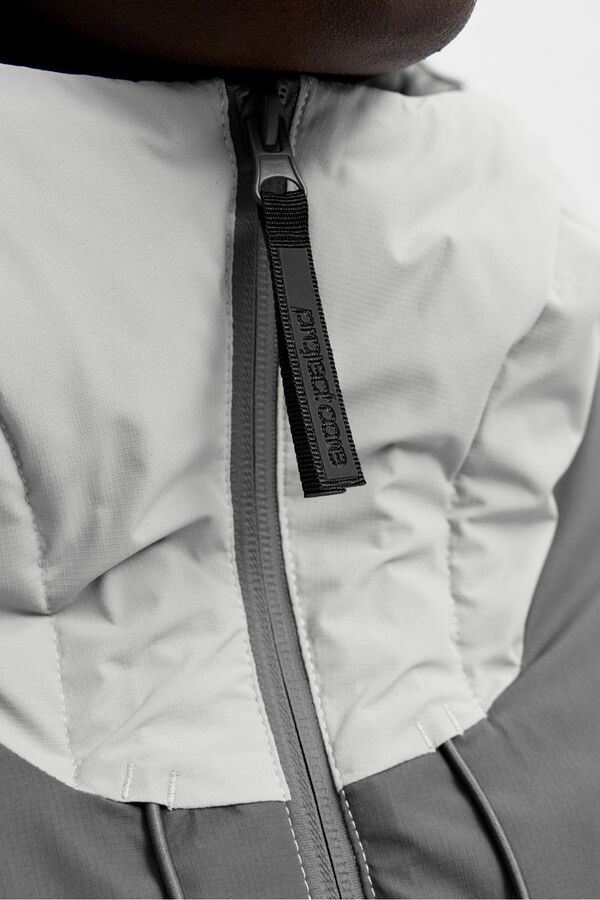 Jack & Jones Chaqueta acolchada bicolor gris