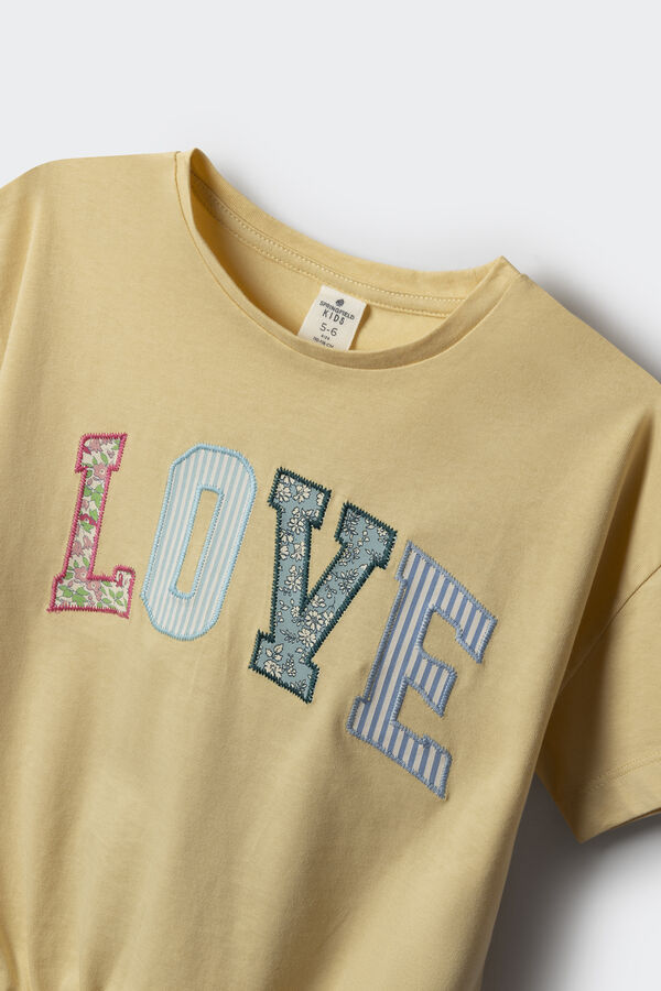 Springfield Kids Camiseta menina amor estampado