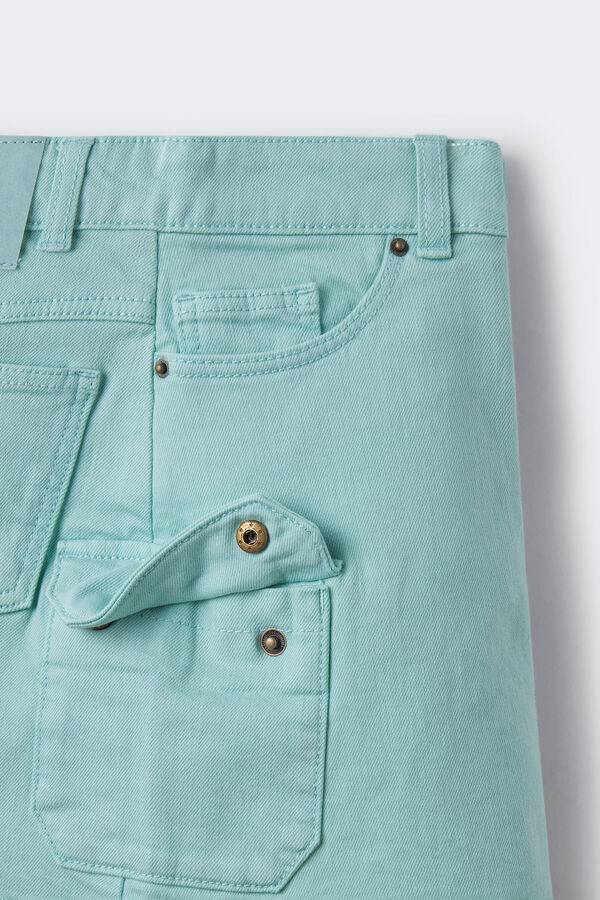 Springfield Kids Saia cargo menina verde