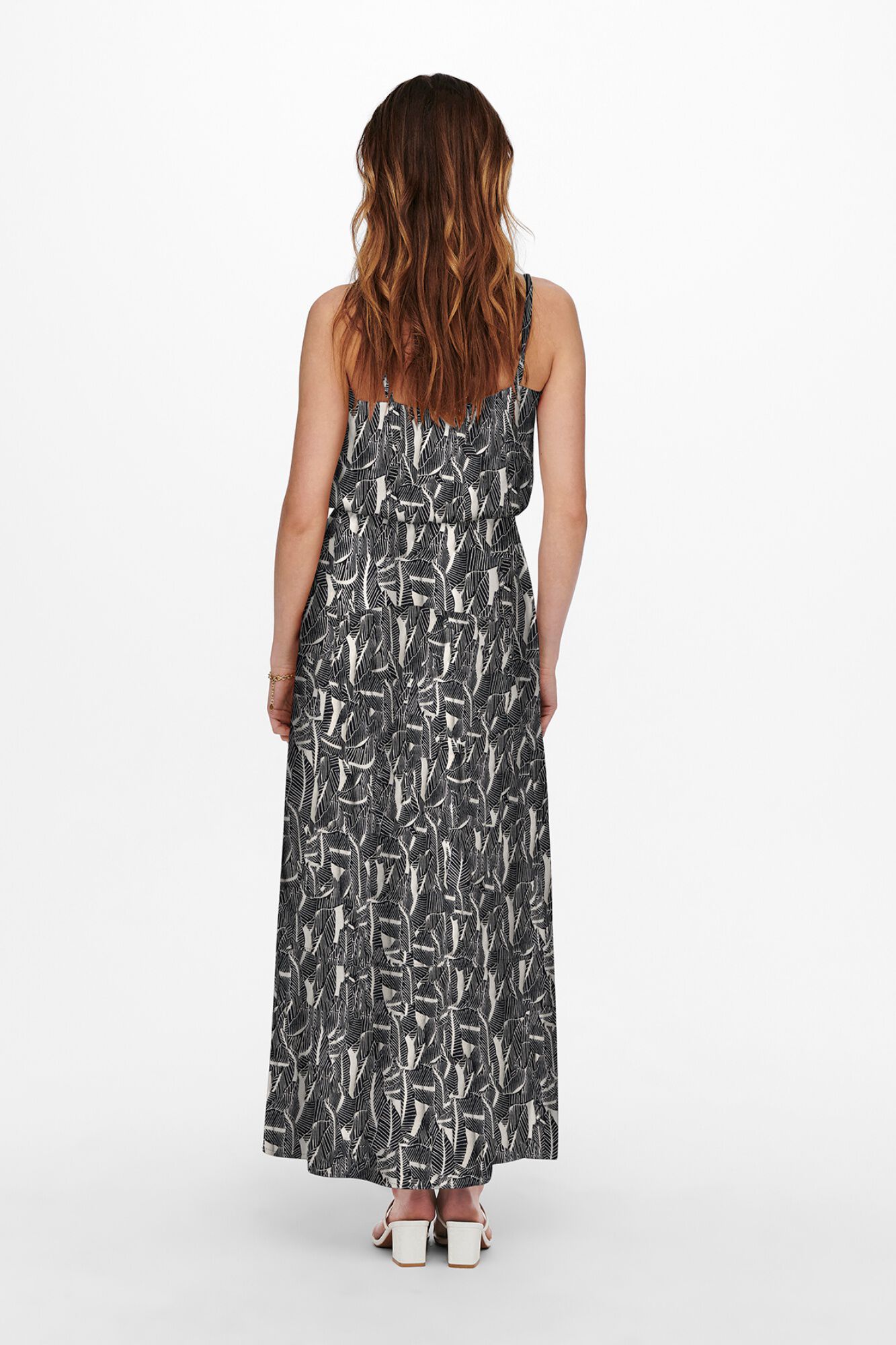 Only Vestido comprido com al&ccedil;as