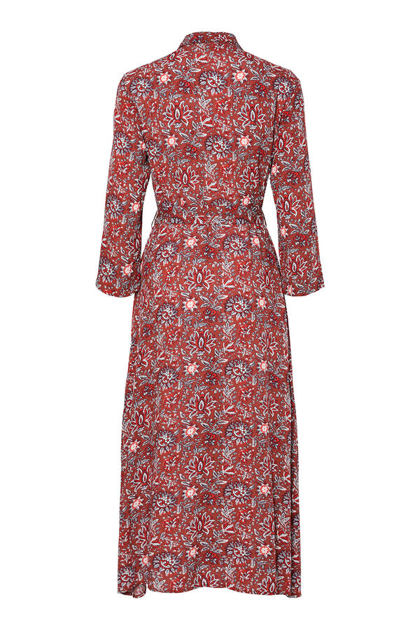 Pieces Vestido camisero rojo