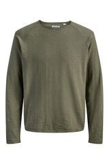 Jack & Jones Camisola b&aacute;sica manga comprida cru
