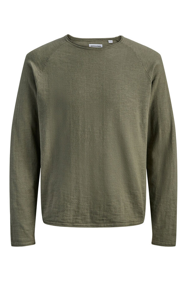 Jack & Jones Camisola b&aacute;sica manga comprida cru