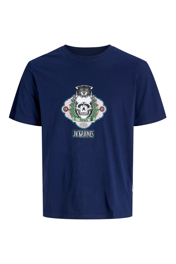 Jack & Jones Junior Camiseta estampada regular fit azul