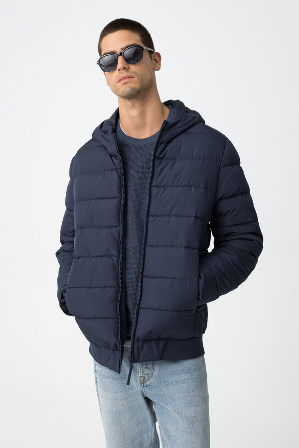 Tiffosi Casaco acolchoada &agrave; prova de vento azul