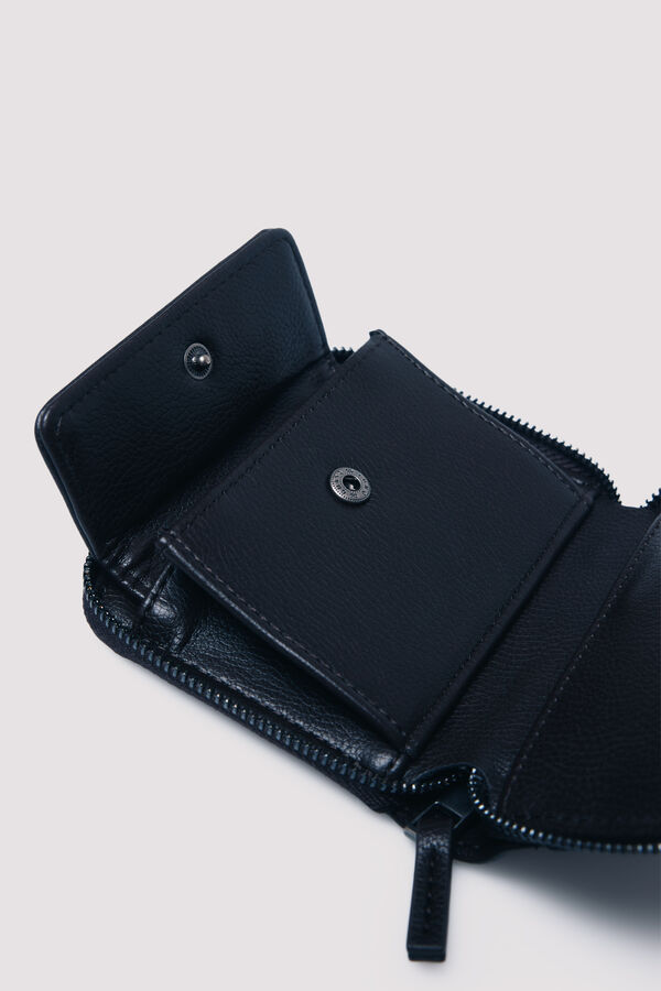 Springfield Cartera efecto piel bicolor marr&oacute;n