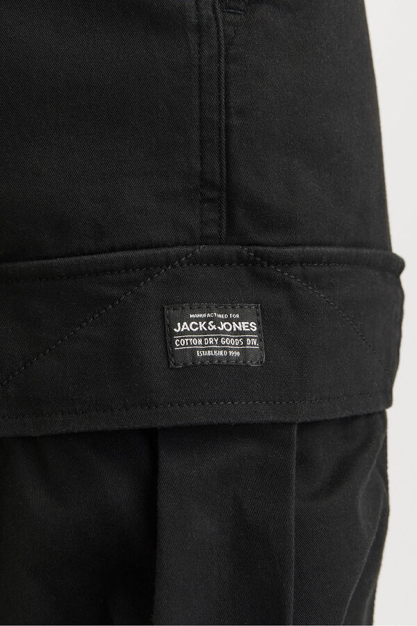 Jack & Jones Pantal&oacute;n cargo relaxed fit negro