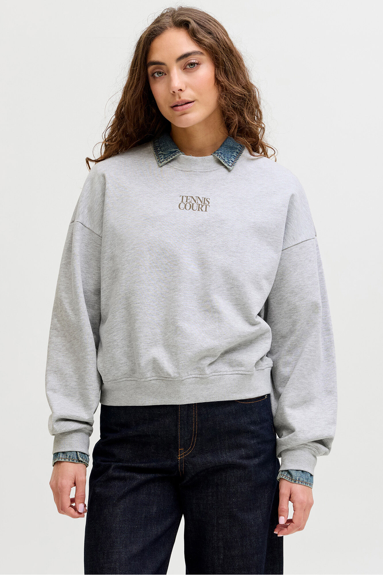Jack & Jones Sudadera loose Tennis Court