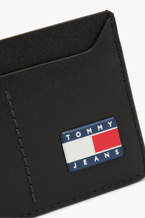 Tommy Jeans Tarjetero de hombre en color negro de Tommy Jeans. negro