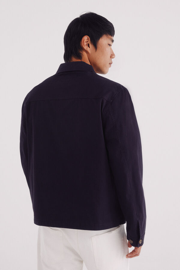 Springfield Sobrecamisa algod&atilde;o azul