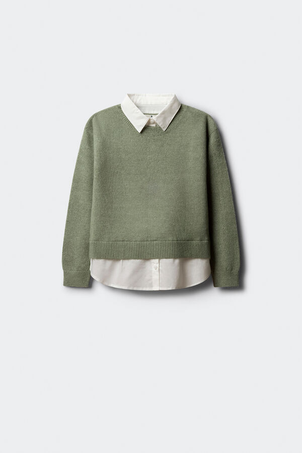 Springfield Kids Jersey camisero ni&ntilde;a. verde