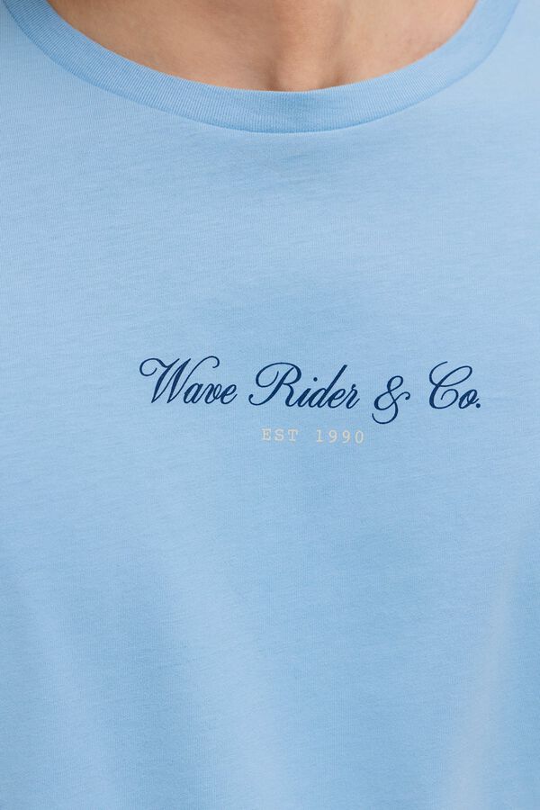JJ REBEL Camiseta relaxed fit azul
