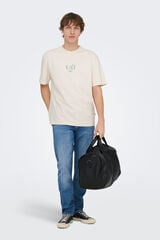 Only & Sons Camiseta Garfield blanco