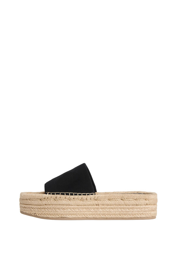 CK Jeans Alpargatas con plataforma negro