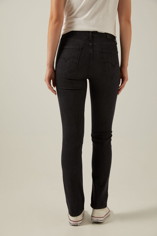 Springfield Jeans 724™ High Rise Straight gris oscuro