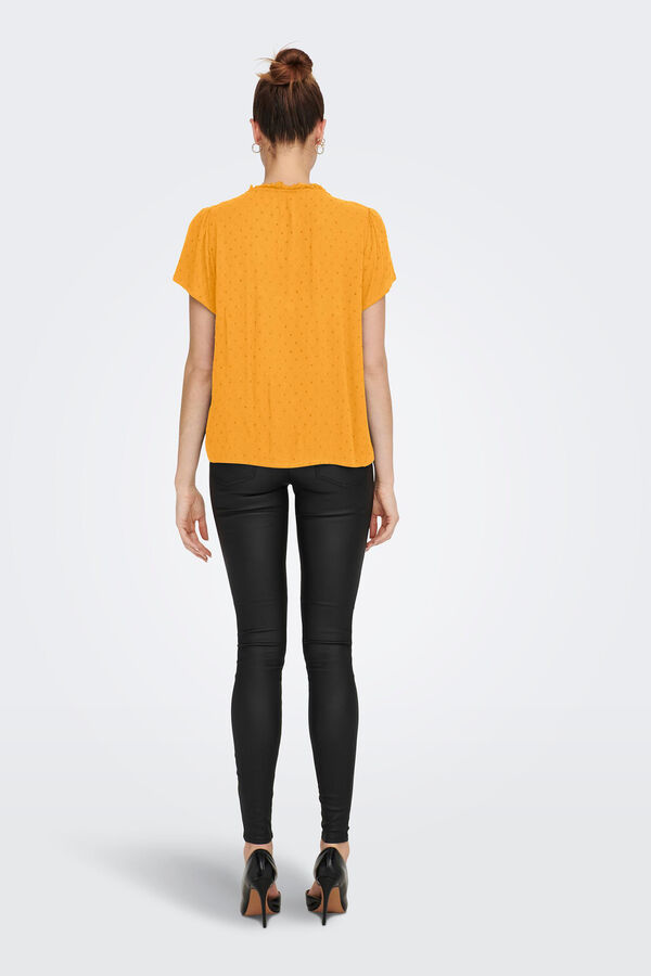 Springfield Blusa manga corta naranja