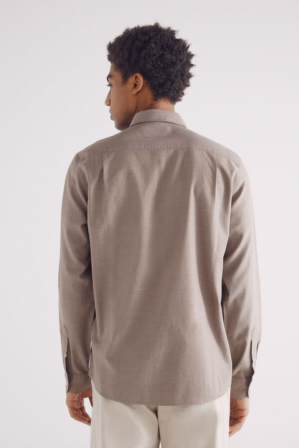 Springfield Camisa vestir estructura nude