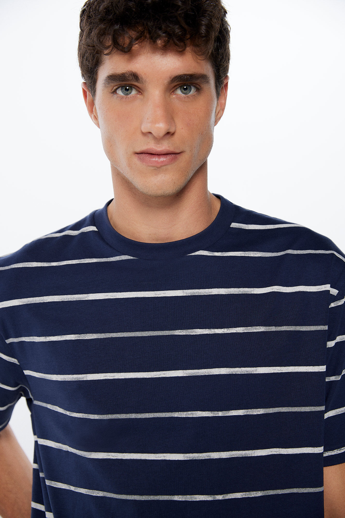 Springfield Camiseta rayas acuarela