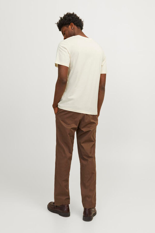 Jack & Jones Camiseta bolsillo estampado blanco