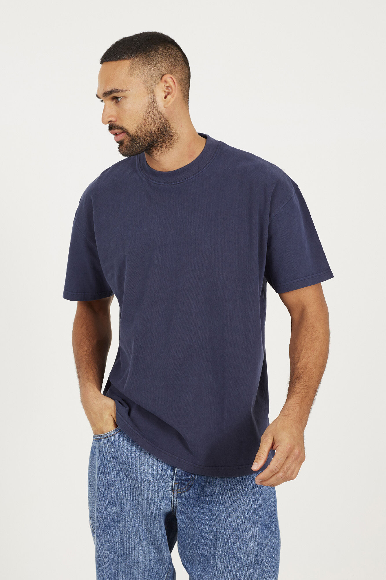 Brave Soul Camiseta oversize con manga corta