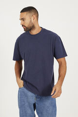 Brave Soul Camiseta oversized com manga curta azul