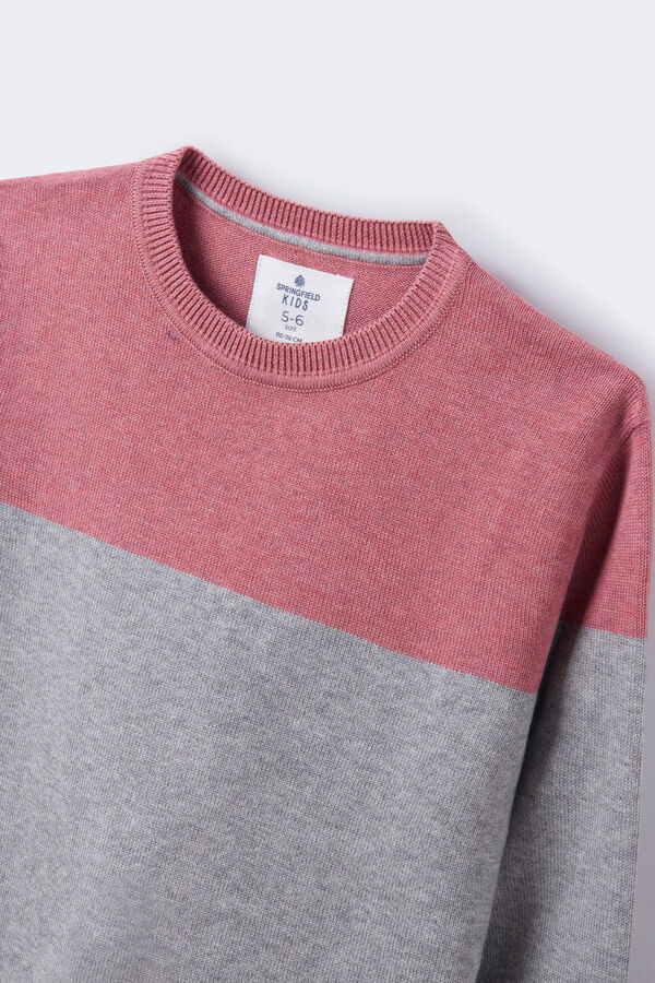 Springfield Kids Camisola color block menino rosa