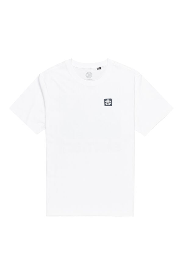 Element Textura articular &ndash; Camiseta de manga curta para homens branco