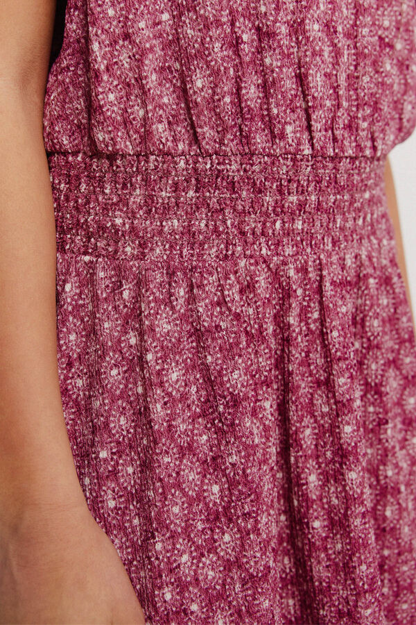 Springfield Kids Vestido de menina manga curta IKAT rosa