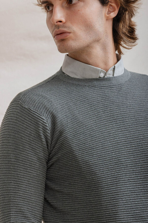 Celopman Jersey B&aacute;sico Ottoman verde