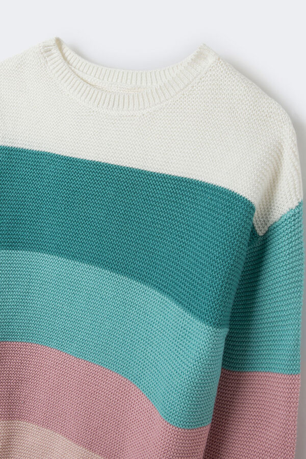 Springfield Kids Jersey rayas ni&ntilde;a beige