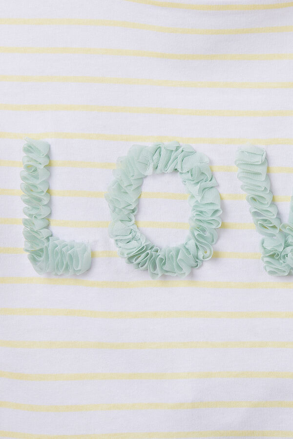 Springfield Kids Camiseta "Love" ni&ntilde;a amarillo