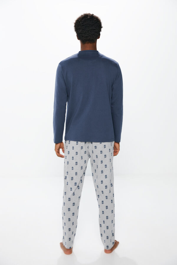 Springfield Pijama largo Disney Rana Gustavo azul