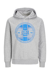 Jack & Jones Sudadera capucha estándar fit gris