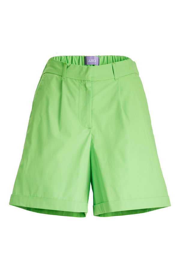 Bermuda pliegue de tiro alto  Ofertas em shorts e calças curtas