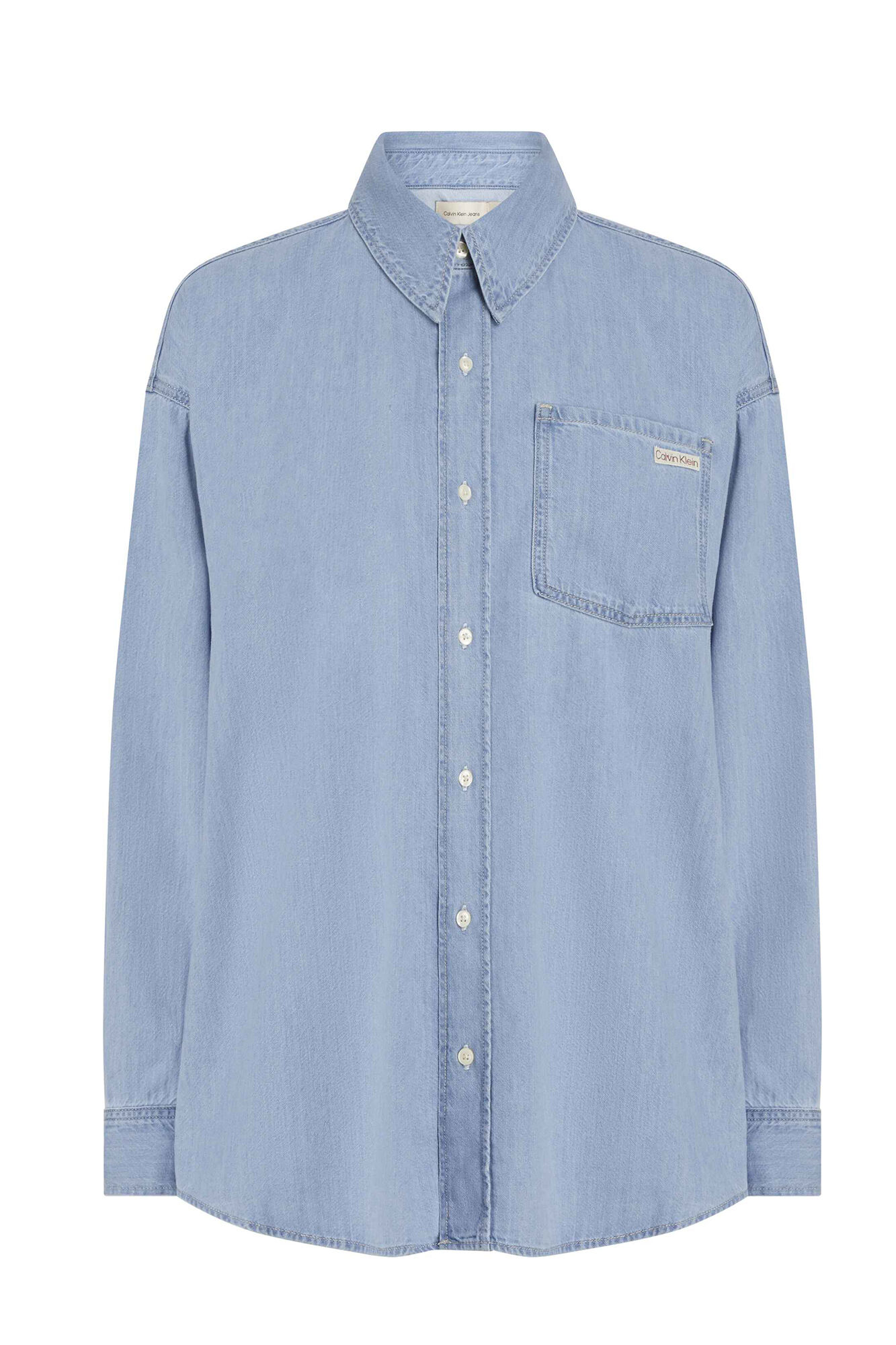 CK Jeans Camisa de ganga de manga comprida.