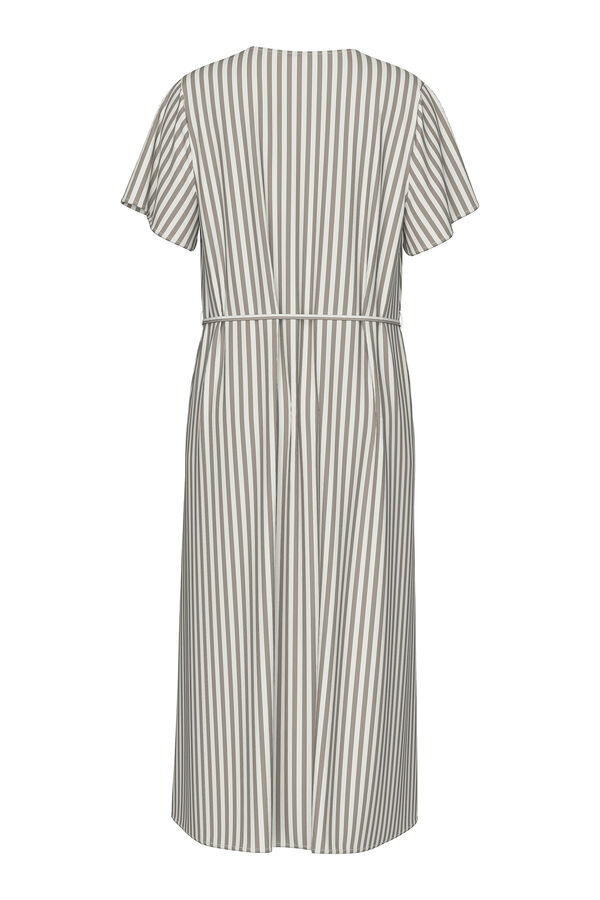 Pieces Vestido midi floral cinzento