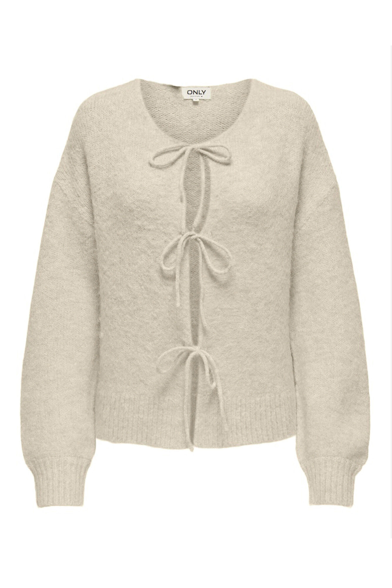 Only Casaco de malha com la&ccedil;os