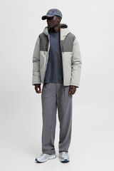 Jack & Jones Chaqueta acolchada bicolor gris