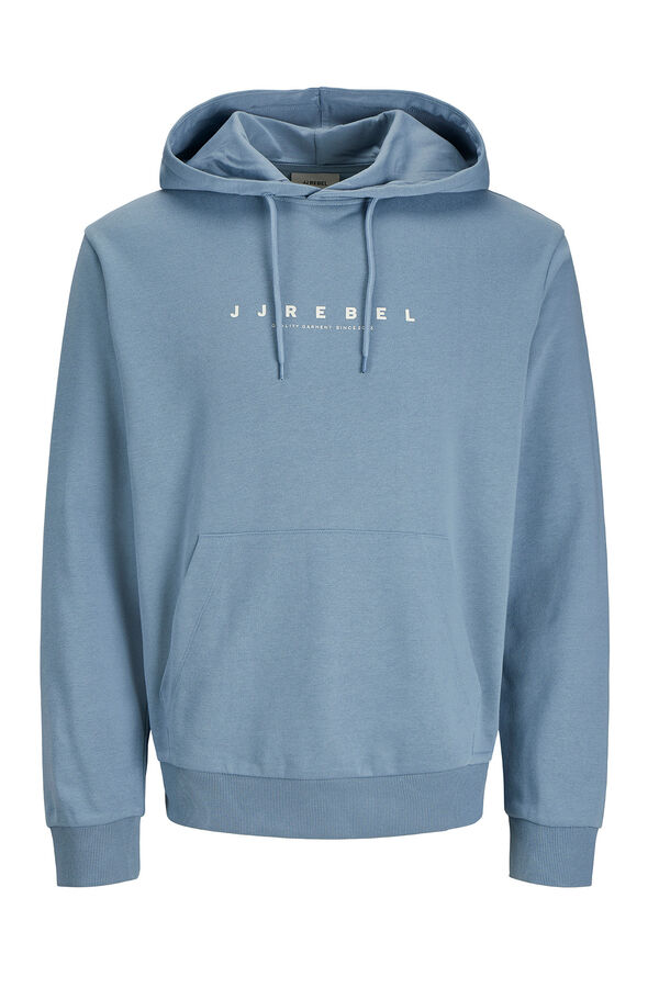 JJ REBEL Moletom com capuz e Sweatshirt descontra&iacute;do azul