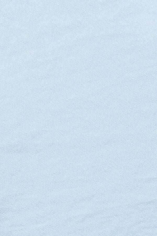 Koton camisa de cetim azul