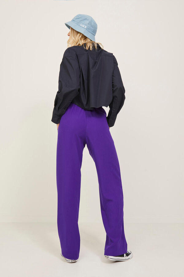 Jack & Jones Pantal&oacute;n fit regular morado/lila