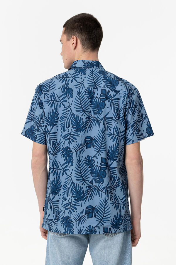 Tiffosi Camisa Regular Fit Estampada azul